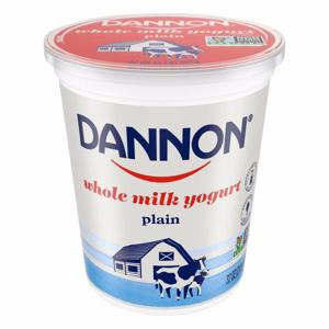 Dannon Yogurt, Whole Milk, Plain