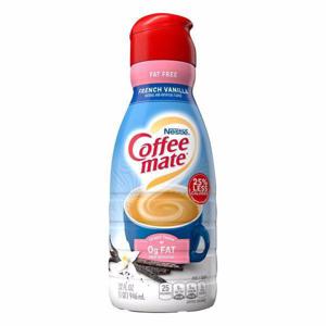 Coffee Mate Coffee Creamer, Fat Free, French Vanilla