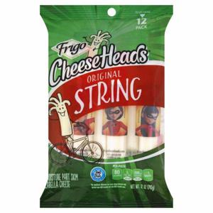 Frigo Cheese Heads String Cheese, Original, 12 Pack