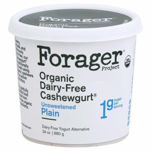 Forager Project Cashewmilk Yogurt, Organic, Dairy-Free, Unsweetened Plain