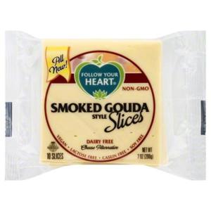 Follow Your Heart Cheese Alternative, Dairy Free, Slices, Smoked Gouda Style