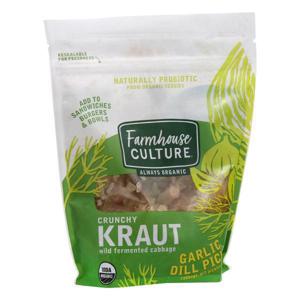 Farmhouse Culture Kraut, Garlic Dill Pickle, Crunchy