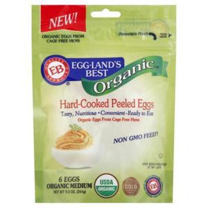 Eggland's Best Peeled Eggs, Organic, Hard-Cooked, Medium