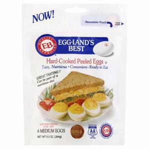 Eggland's Best Peeled Eggs, Hard-Cooked, Medium