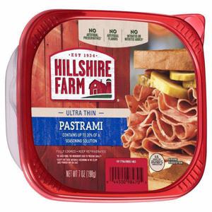 Hillshire Farm Hillshire Farm Ultra Thin Sliced Deli Lunch Meat, Pastrami, 7 oz