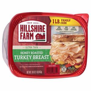 Hillshire Farm Deli Select Ultra Thin Sliced Deli Lunch Meat, Honey Roasted Turkey Breast, 16 oz