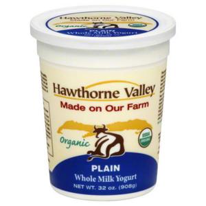 Hawthorne Valley Yogurt, Organic, Whole Milk, Plain