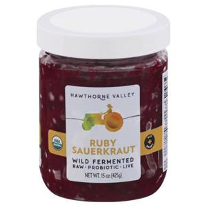 Hawthorne Valley Sauerkraut, Ruby, Wild Fermented