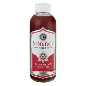 GT's Synergy Kombucha, Raw, Watermelon Wonder