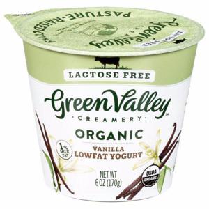 Green Valley Creamery Yogurt, Organic, Lowfat, Lactose Free, Vanilla