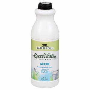 Green Valley Creamery Kefir, Lowfat, Plain