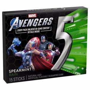 5 Gum, Sugarfree, Spearmint Rain, Avengers