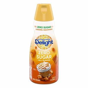 International Delight Coffee Creamer, Zero Sugar, Caramel Macchiato