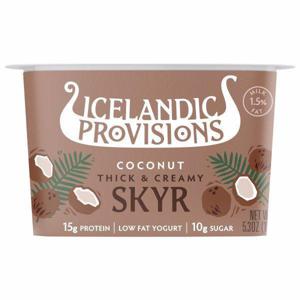 Icelandic Provisions Skyr,  Low Fat, Coconut, Thick & Creamy