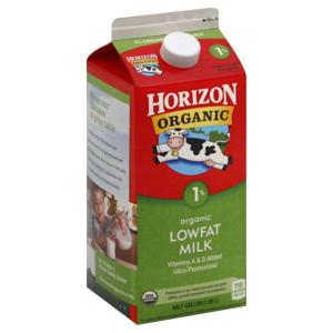 Horizon Organic Milk, Organic, Lowfat, 1%