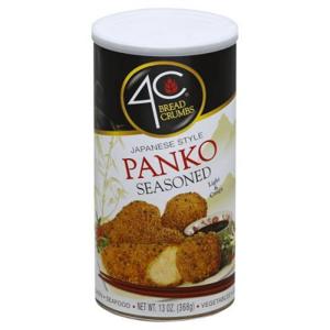 4C Bread Crumbs, Japanese Style Panko, Seasoned