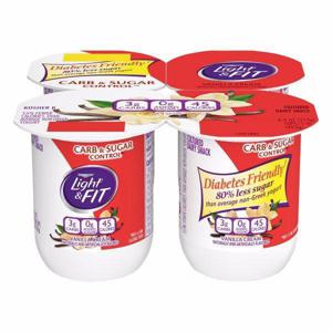 Light & Fit Light & Fit Dairy Snack, Vanilla Cream, Cultured