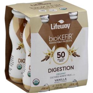 LIFEWAY BioKefir, Organic, Digestion, Vanilla