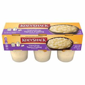 Kozy Shack Tapioca Pudding, Gluten Free, Original Recipe, 6 Pack