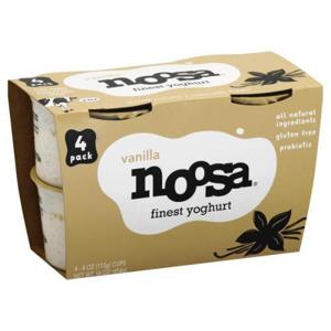 Noosa Yoghurt, Finest, Vanilla, 4 Pack