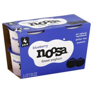 Noosa Yoghurt, Blueberry, 4 Pack