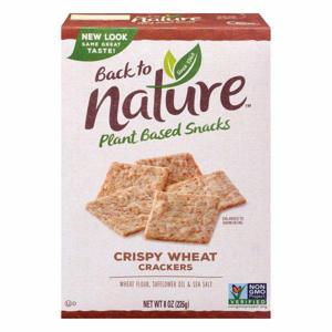 Back To Nature Crackers, Crispy Wheat