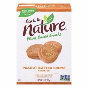 Back To Nature Cookies, Peanut Butter Creme