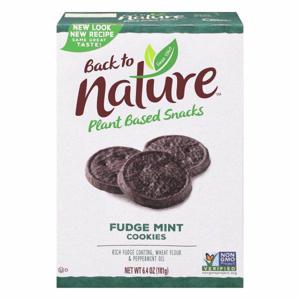 Back To Nature Cookies, Fudge Mint, Plant-Based