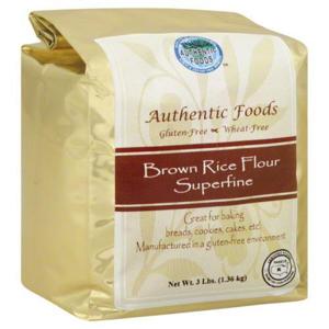 Authentic Foods Flour, Brown Rice, Superfine