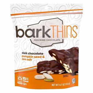 barkTHINS Snacking Chocolate, Dark Chocolate Pumpkin Seed & Sea Salt