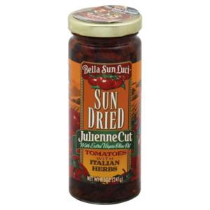 Bella Sun Luci Tomatoes, with Italian Herbs, Julienne Cut