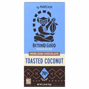 Beyond Good Chocolate, Heirloom, Toasted Coconut, Madagascar, 70% Cocoa