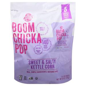 Boom Chicka Pop Kettle Corn, Sweet and Salt