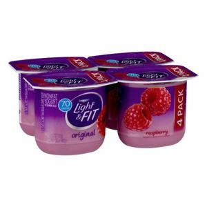 LIGHT & FIT Yogurt, Nonfat, Original/Raspberry