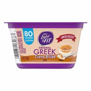 Light & Fit Yogurt, Nonfat, Creme Brulee, Original, Greek