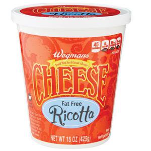 Wegmans Fat Free Ricotta Cheese