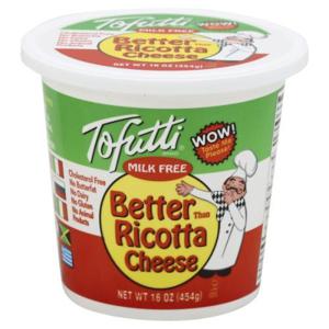 Tofutti Better Than Ricotta Cheese, Milk Free