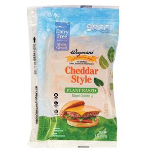 Wegmans Cheddar Style Plant-Based Sliced Cheese