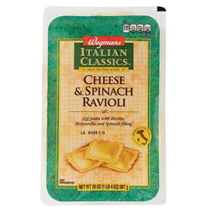 Wegmans Italian Classics Cheese & Spinach Ravioli