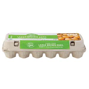 Wegmans Organic Large Brown Eggs, Cage Free