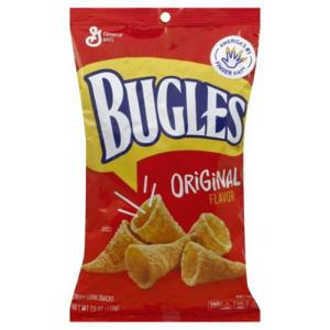 Bugles Corn Snacks, Crispy, Original