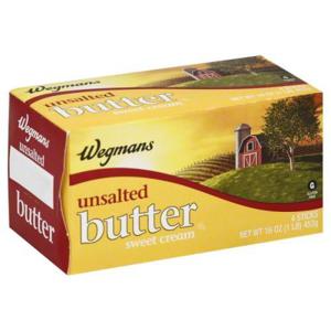 Wegmans Butter, Unsalted, Sweet Cream