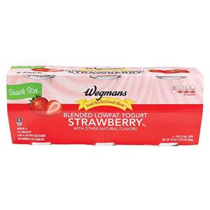 Wegmans Blended Lowfat Yogurt, Strawberry