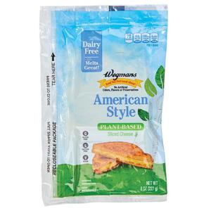 Wegmans American Style Plant Based Sliced Cheese