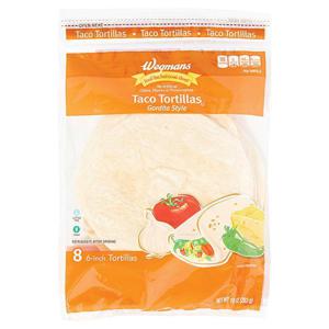 Wegmans 6-Inch Gordita Style Taco Tortillas, 8 Count