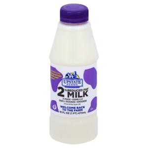 Upstate Farms Milk, Reduced Fat, 2% Milkfat