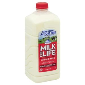 Upstate Farms Milk for Life Milk, Whole, Lactose Free