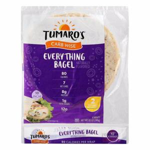 Tumaro's Carb Wise Wraps, Everything Bagel