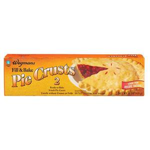 Wegmans Fill & Bake Pie Crusts, 9 Inch