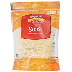 Wegmans Fancy Shredded Swiss Cheese